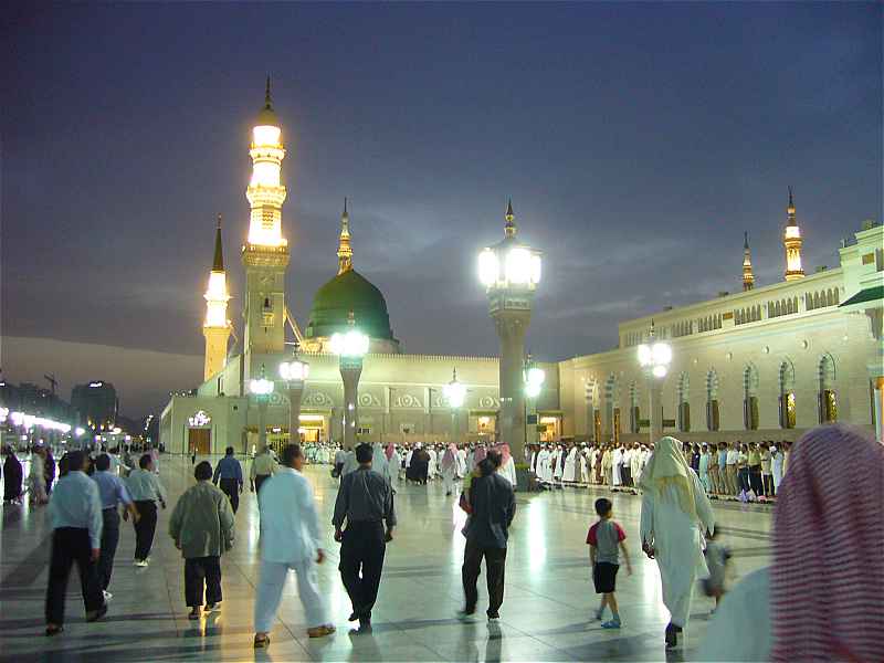موقع المسجد النبوي الشريف