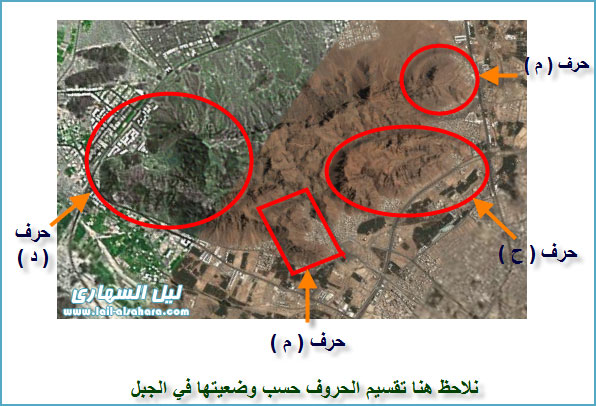 جبل احد على شكل اسم محمد - صور مختلفة ومتميزة 2878 9