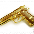 1305 2 صور اسلحه من ذهب - صور اسلحه صدام حسين الذهبيه هاندة بنان