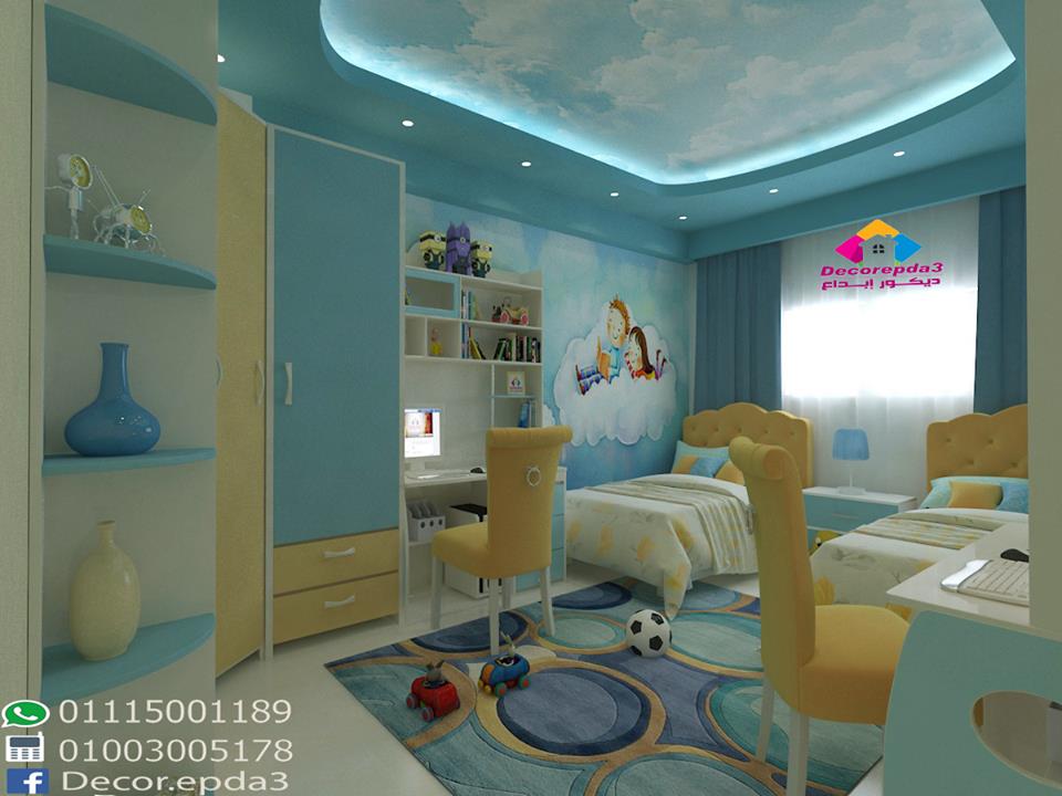 15505 2 ديكورات غرف اطفال مودرن - اشيك موديلات لغرف الاطفال هاندة بنان